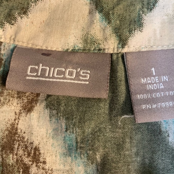 Chico’s southwest fabric pattern loose top,shirt,blouse. - Picture 10 of 15
